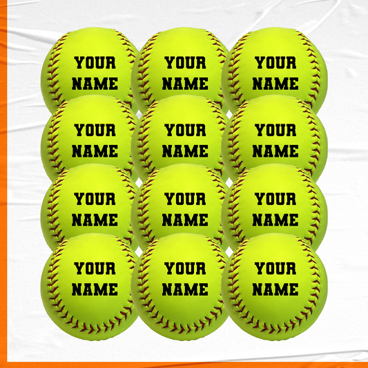 Customized Softballs 12Pack