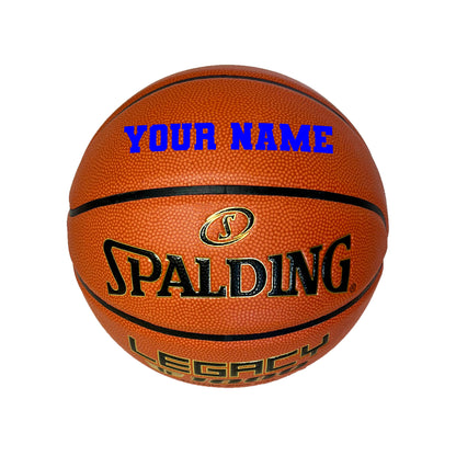 Customized Spalding TF1000 Legacy Basketball Blue