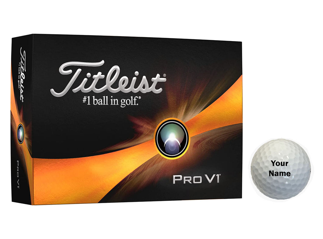 Customized Titleist Pro V1 Golf Balls