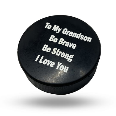 Customized To my Grandson Hockey