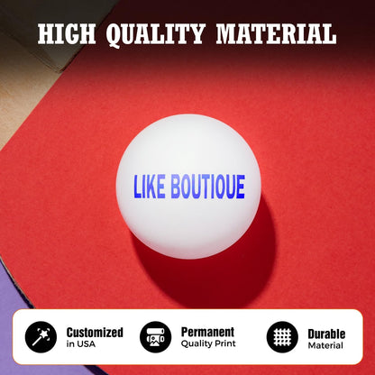 Customized Ping Pong Balls Personalized with Your Name or Logo Customized in USA