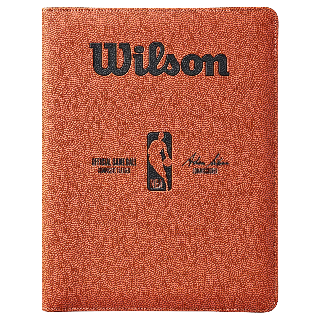 Customized Wilson NBA Basketball Padfolio Blank 