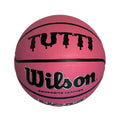 Load image into Gallery viewer, Customized Wilson Pink Basketball with Drip Font
