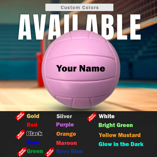 Customized All Pink Volleyball  with Custom Colors