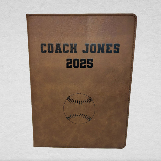 Customized Baseball Padfolio