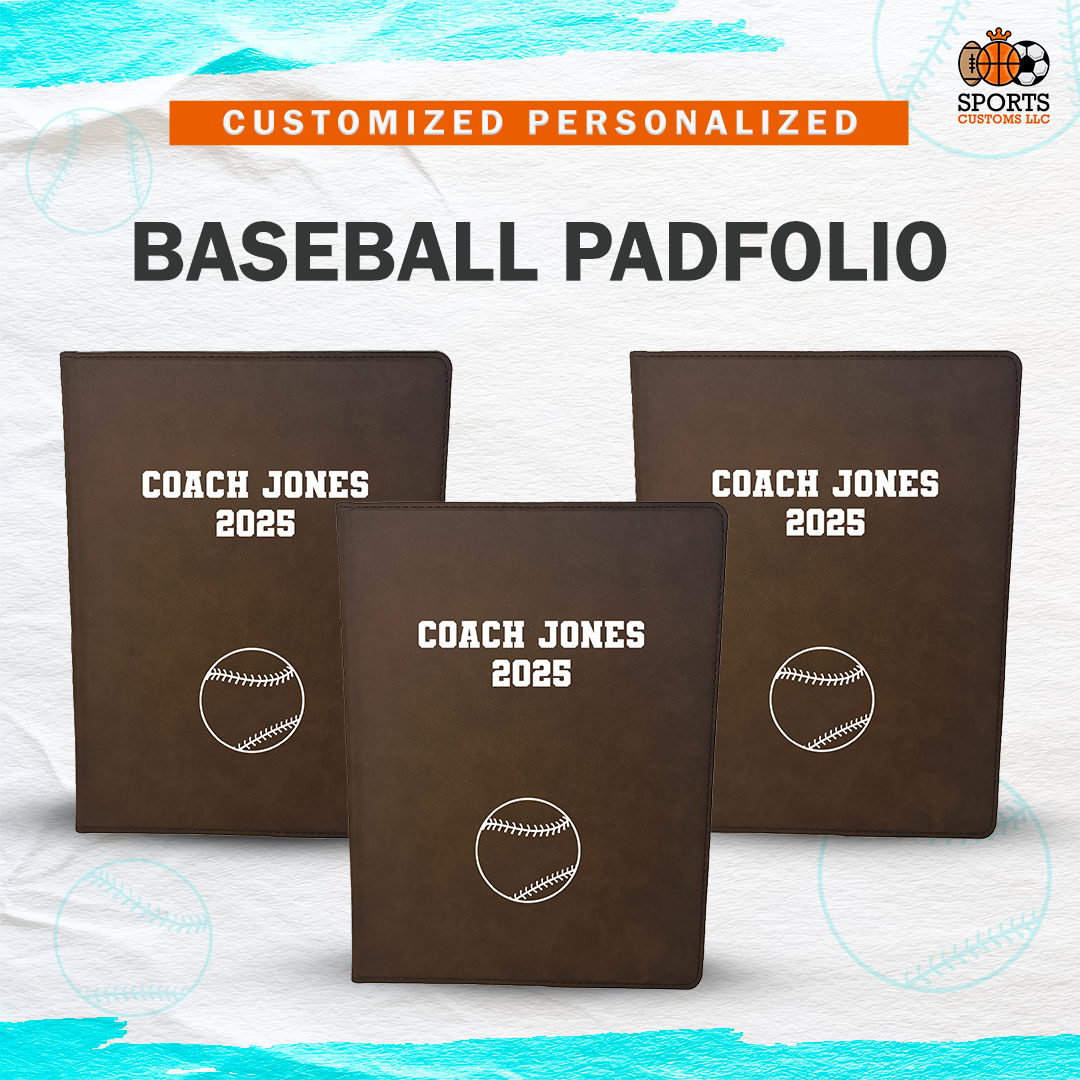 Customized Baseball Padfolio