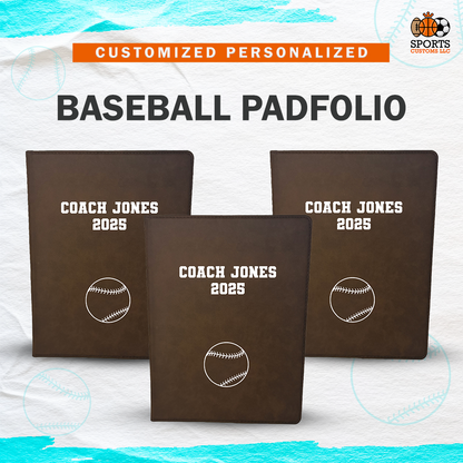 Customized Baseball Padfolio