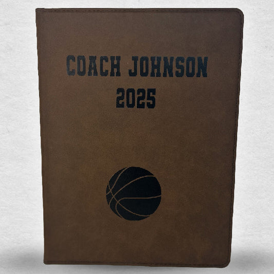 Customized Basketball Padfolio 