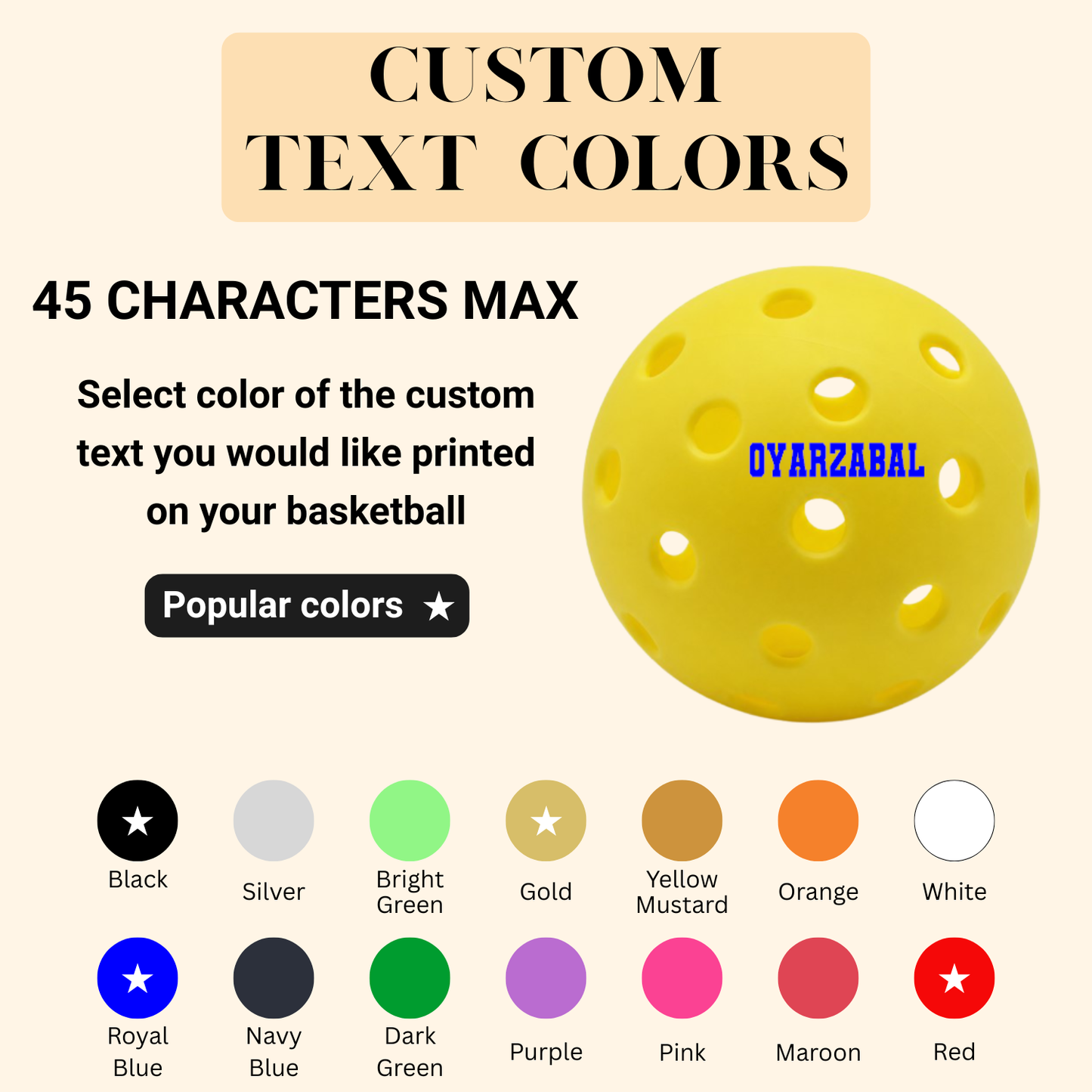 Customized Blank Pickle Balls, 3 Pack X40 Outdoor Pickleballs multi color image