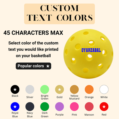 Customized Blank Pickle Balls, 3 Pack X40 Outdoor Pickleballs multi color image