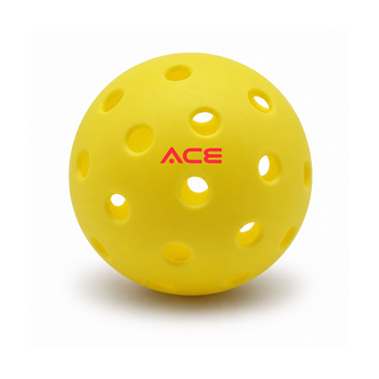 Customized Blank Pickle Balls, 3 Pack X40 Outdoor Pickleballs  with a custom logo in the middle