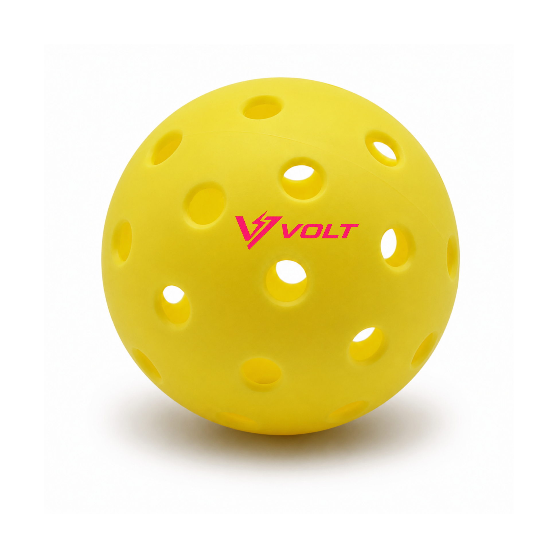 Customized Blank Pickle Balls, 6 Pack X40 Outdoor Pickleballs with a custom logo in the middle