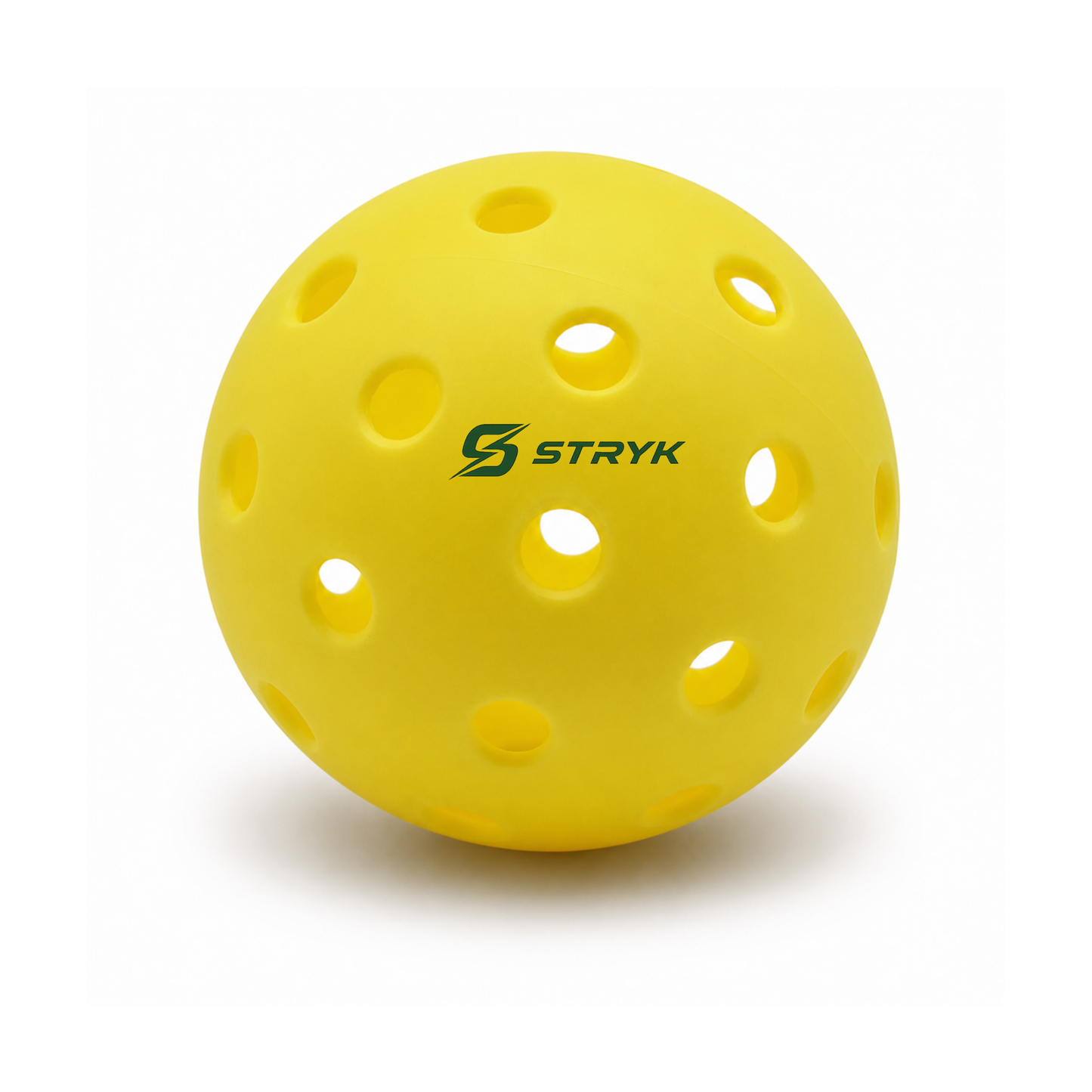 Customized Blank Pickle Balls, 6 Pack X40 Outdoor Pickleballs with a custom logo in the middle