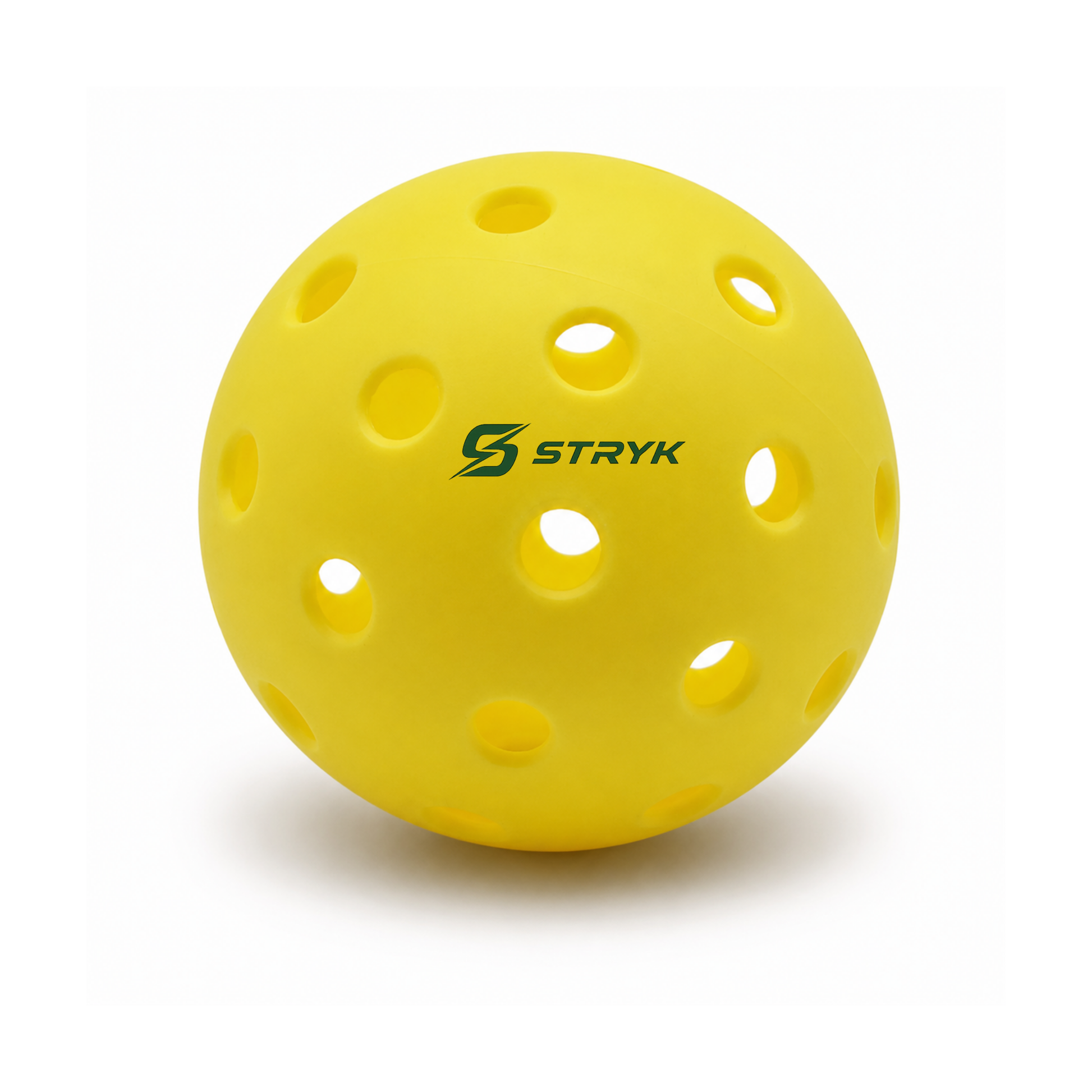 Customized Blank Pickle Balls, 6 Pack X40 Outdoor Pickleballs with a custom logo in the middle