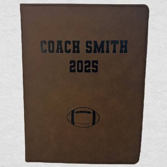 Customized Football Padfolio