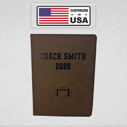 Customized Football Padfolio Customized in USA