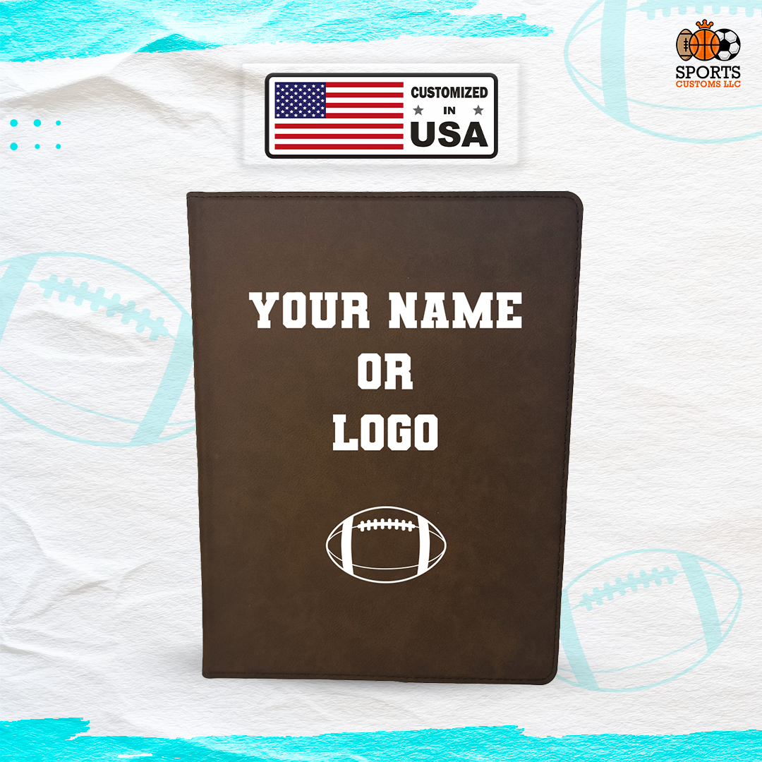 Customized in USA Football Padfolio, Football 
