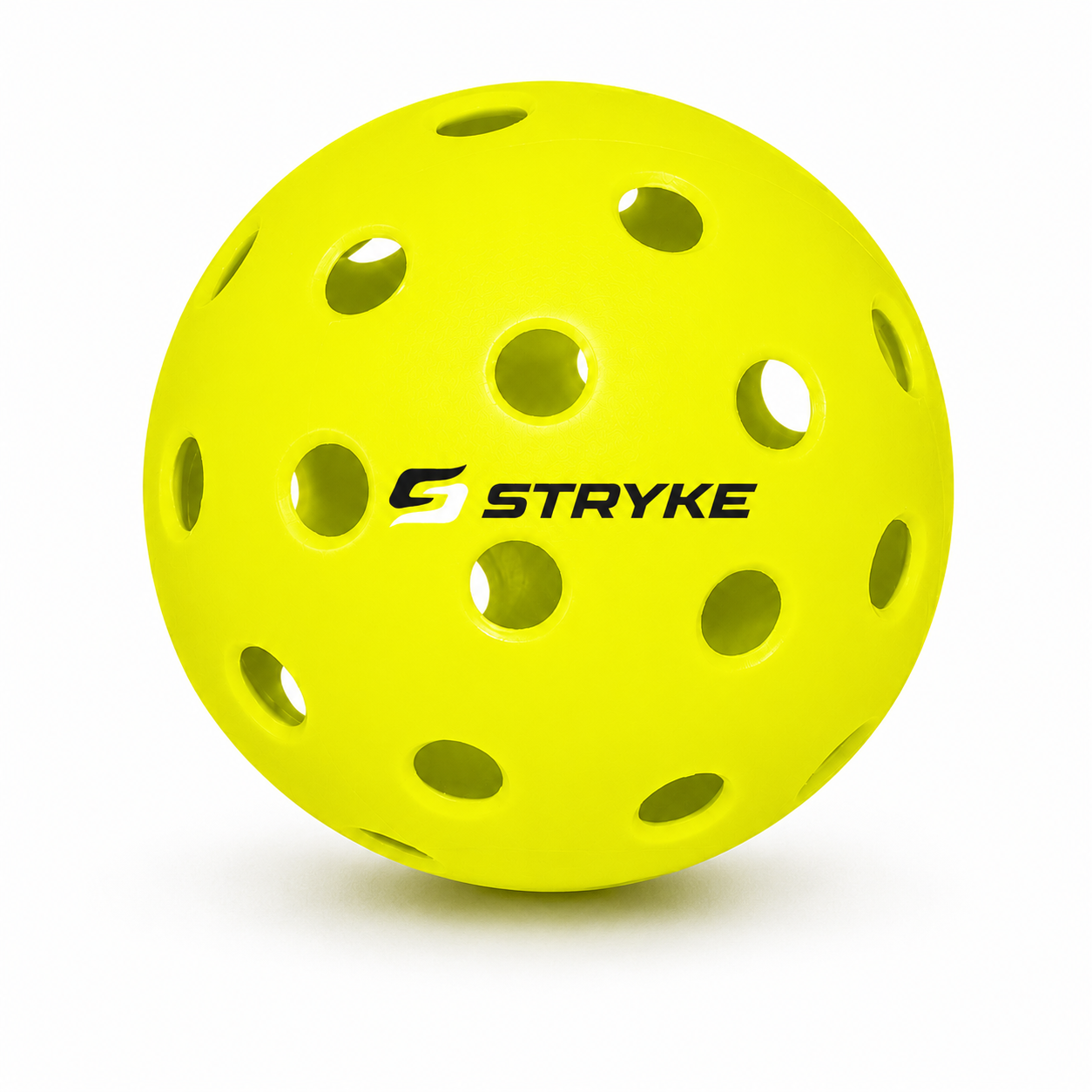 Customized Franklin Pickle Balls, 3 Pack X40 Outdoor Pickleballs with a custom logo in the middle.