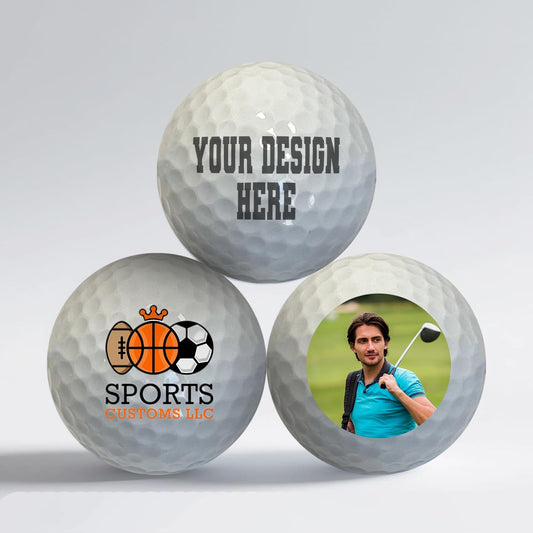 Customized Golf Balls with Logo or Picture Personalized Design 