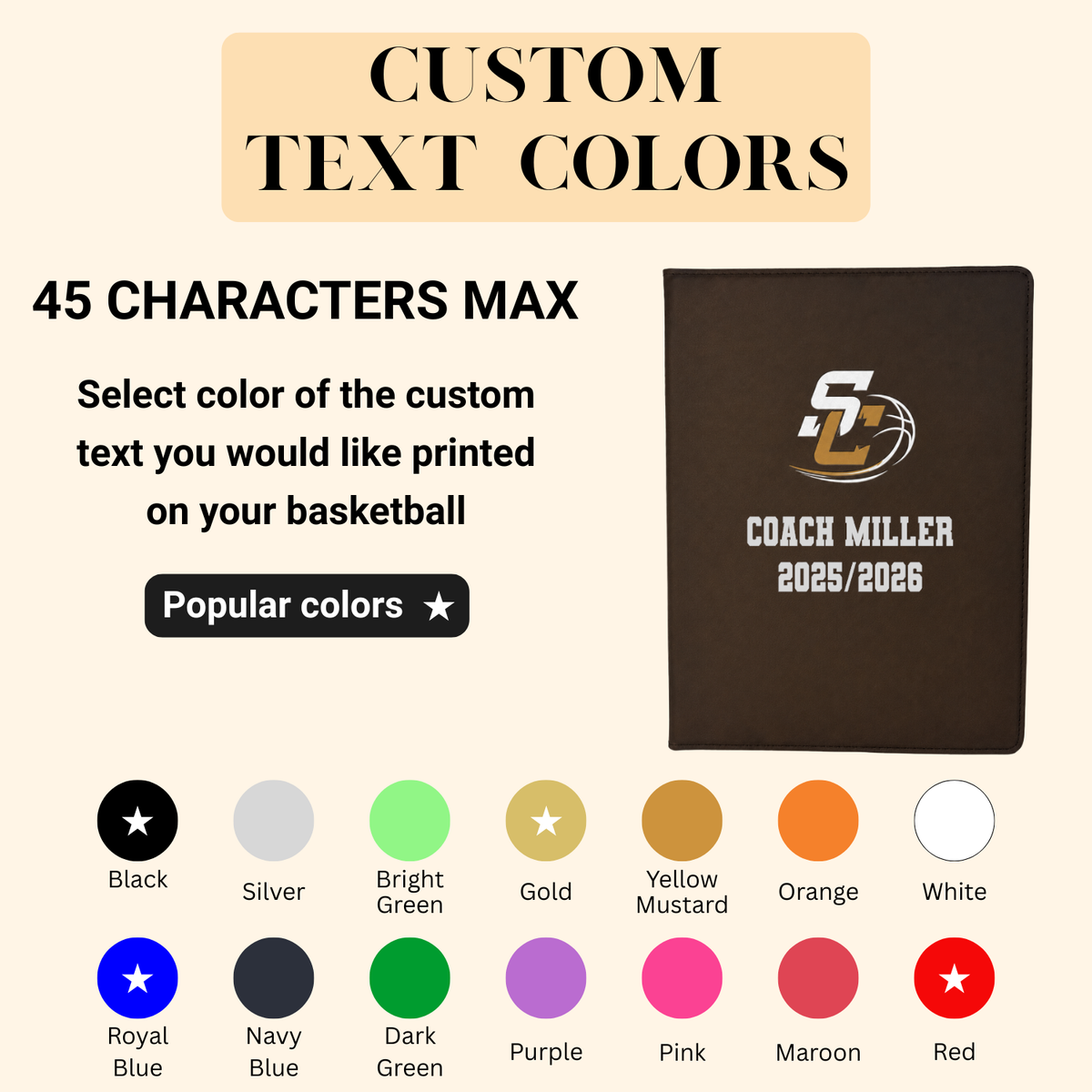 Customized Leather Padfolio multi color image
