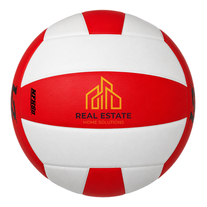 Customized Molten L2 Red and White Volleyball with UV Print Logo