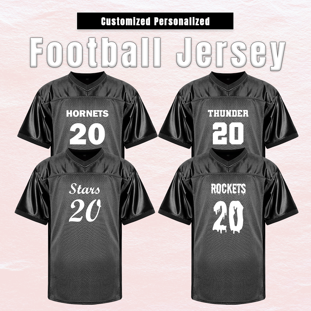Customized Football Black Jersey Features