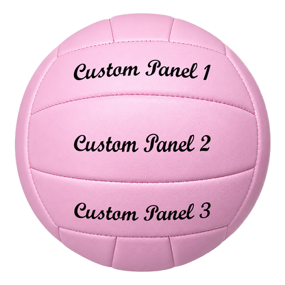 Customized All Pink Volleyball Script MT Bold Font with UV Print