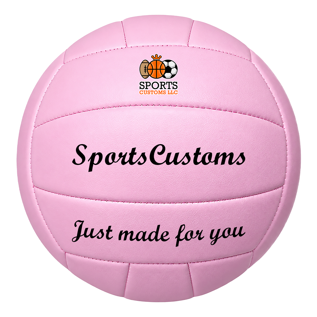 Customized All Pink Volleyball  your Name your Number your Logo
