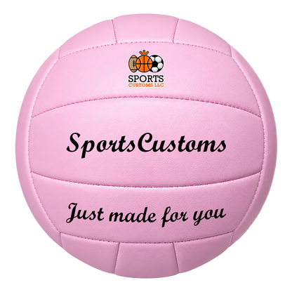 Customized All Pink Volleyball  your Name your Number your Logo
