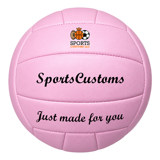 Customized All Pink Volleyball  your Name your Number your Logo