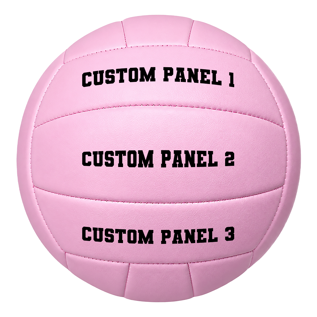 Customized All Pink Volleyball Varsity Team Font with UV Print