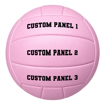 Customized All Pink Volleyball Varsity Team Font with UV Print
