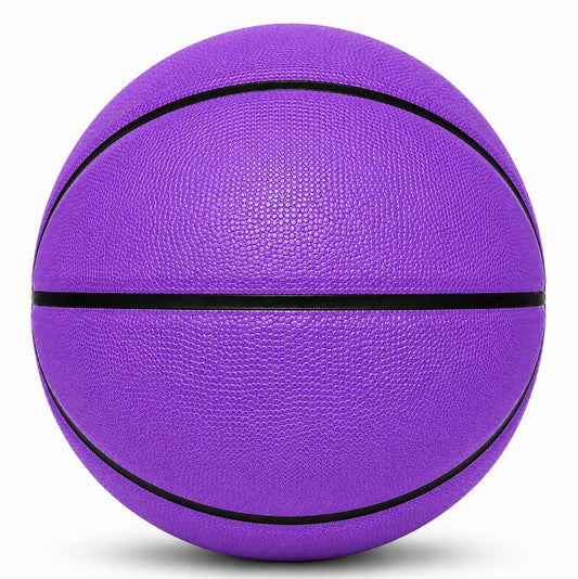 Purple Outdoor Basketball, Rubber Ball Blank Image