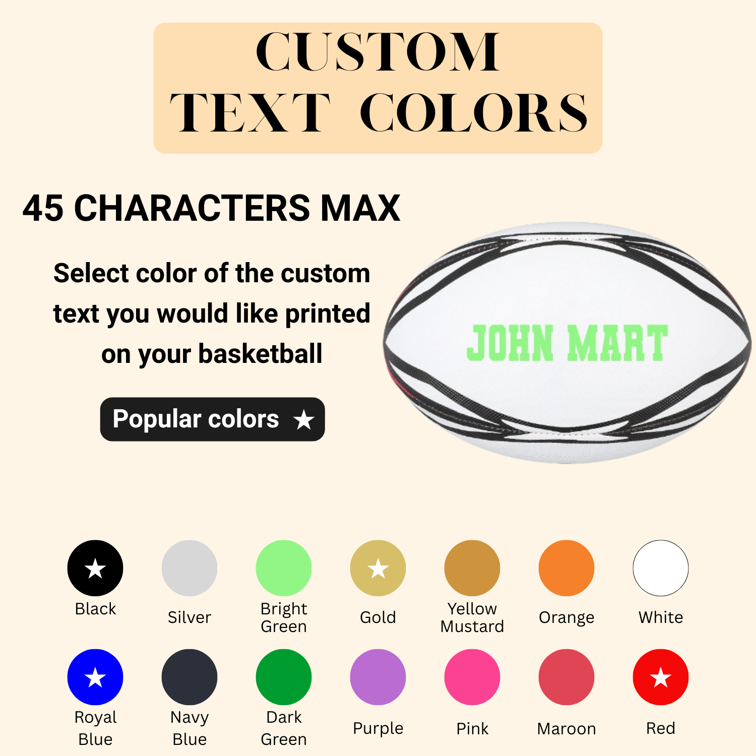 Customized Rugby Ball multiple color image.