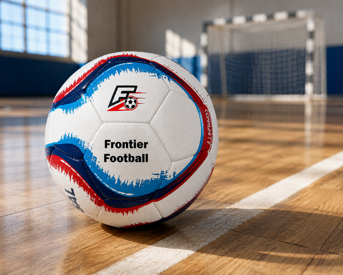 Lifestlye image of a Customized Senda Futsal Ball, Belem Training Ball