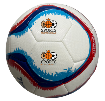 Customized Senda Futsal Ball, Belem Training Ball with sports customs llc logo printed on it