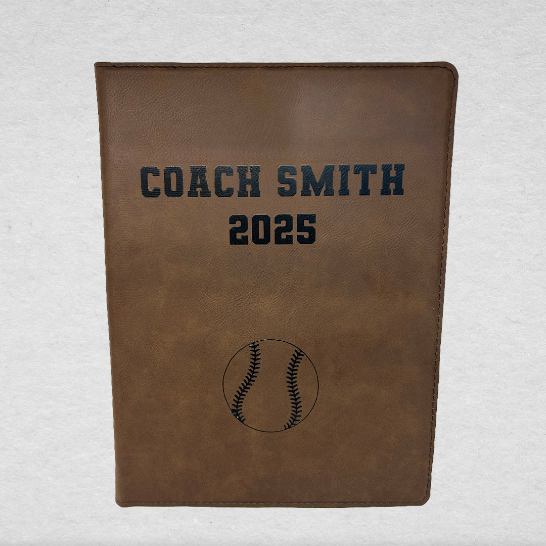 Customized Softball Padfolio