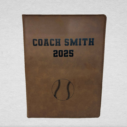 Customized Softball Padfolio