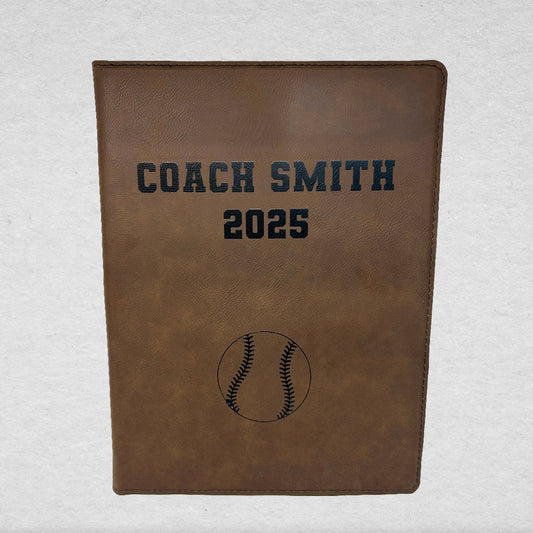 Customized Softball Padfolio
