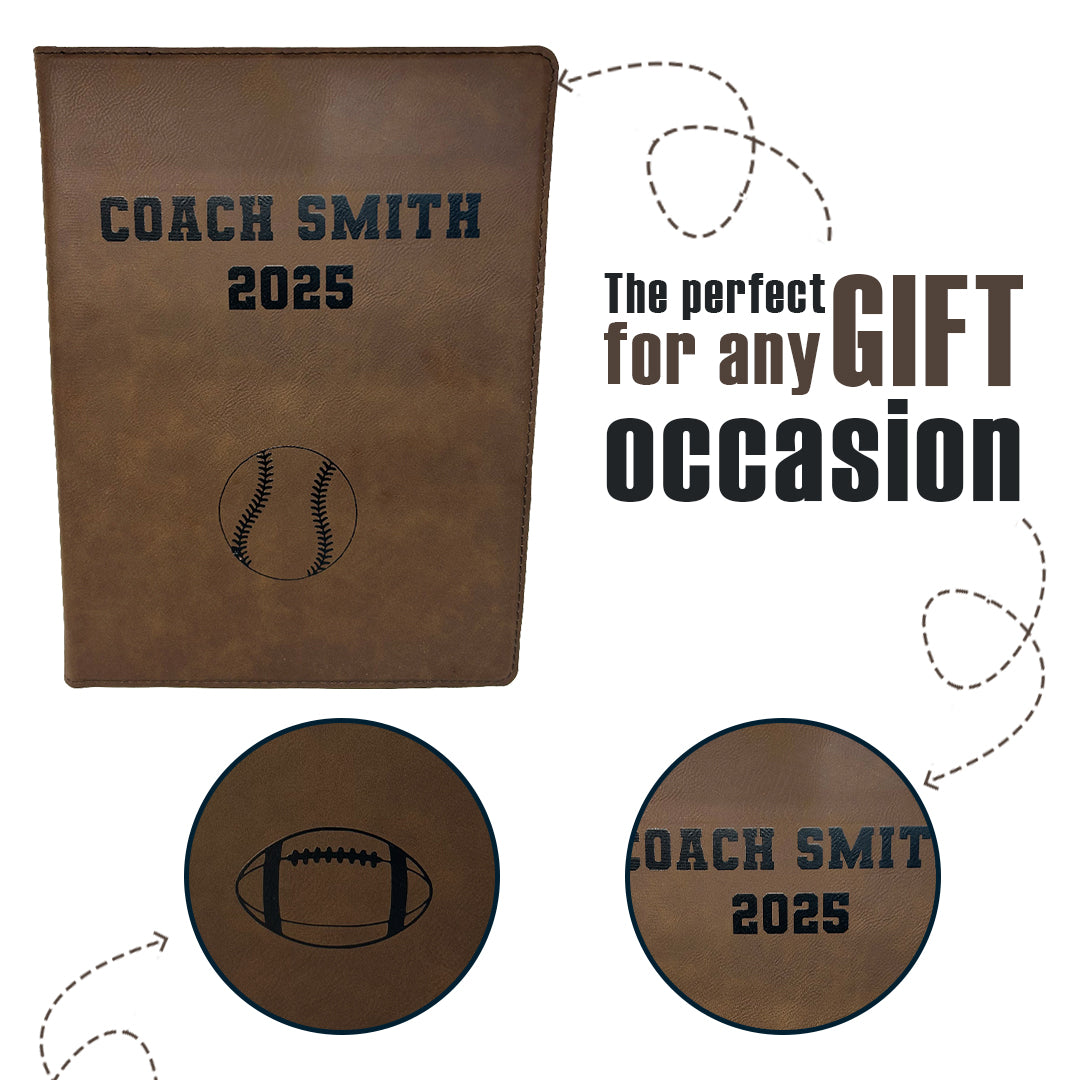 Customized Softball Padfolio perfect gift