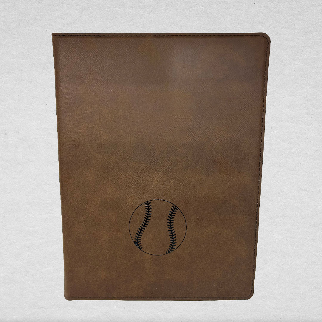 Customized Softball Padfolio Blank 