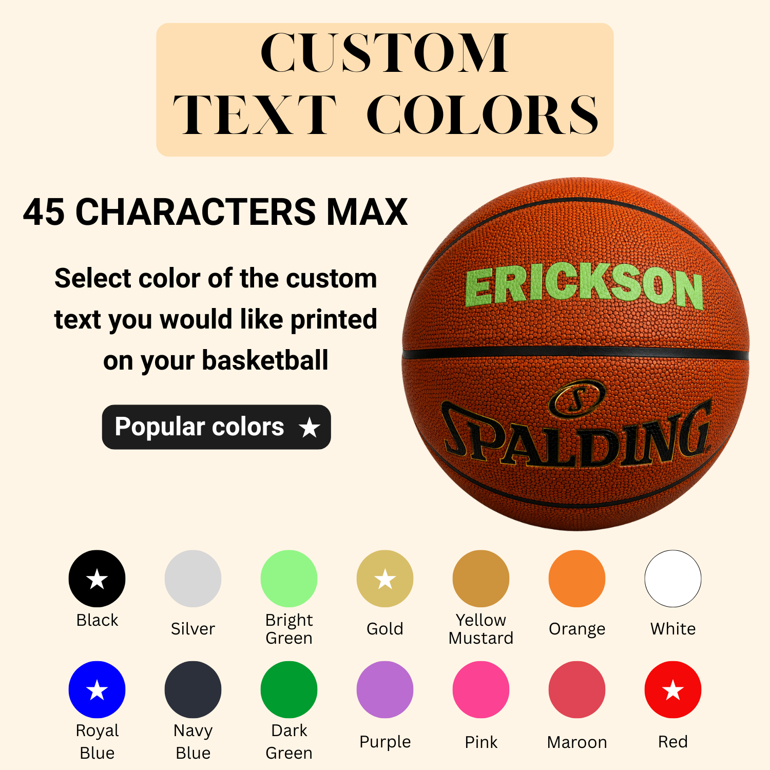 Customized Spalding TF500 Indoor Outdoor Game Ball multi color image