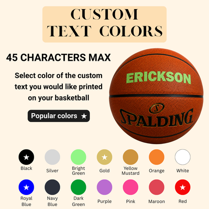 Customized Spalding TF500 Indoor Outdoor Game Ball multi color image