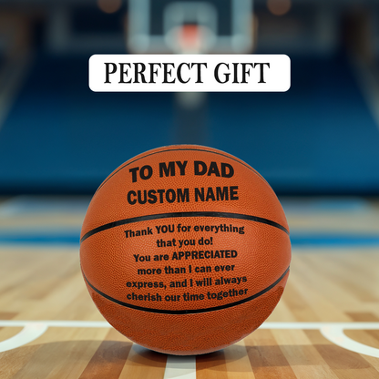 Customized To My Dad Basketball Perfect Gift Player