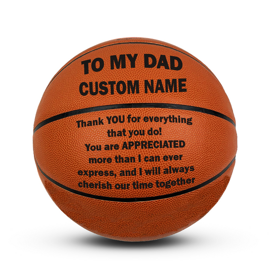 Customized To My Dad Basketball Father Personalized Gift
