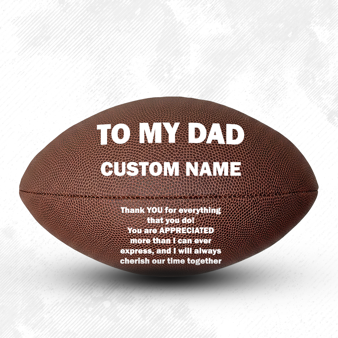 Customized Perfect Gift To My Dad Football Player