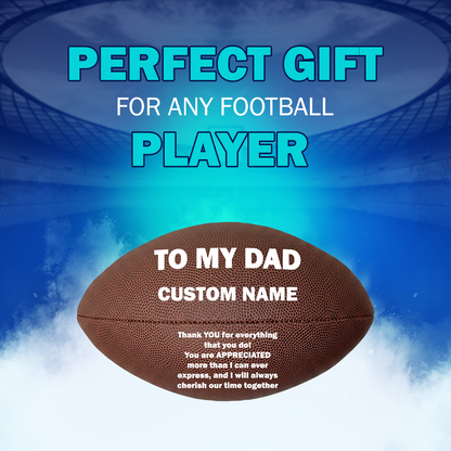 Customized in USA Perfect Gift for To my Dad Football Players