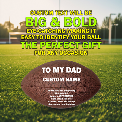 Personalized Big & Bold Custom Text Perfect Gift Players  To my Dad
