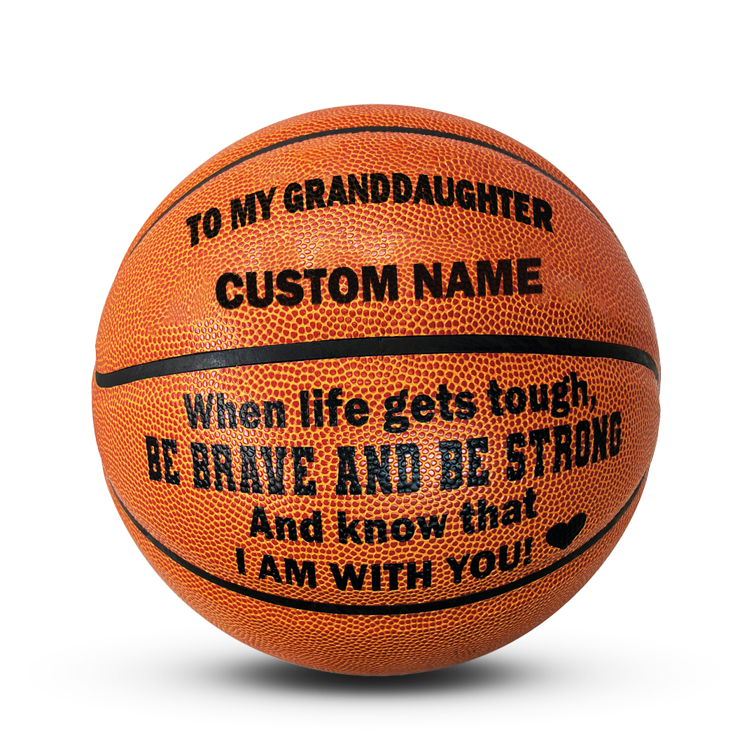 Customized To My Granddaughter Basketball Player Gift