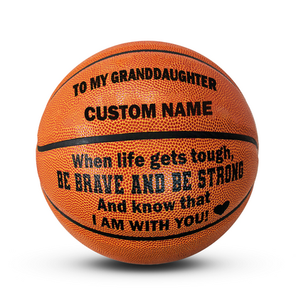 Customized To My Granddaughter Basketball Player Gift